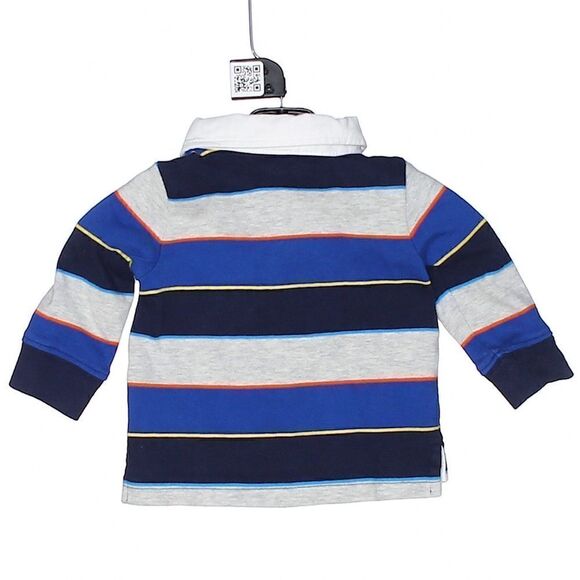 Janie & Jack Long Sleeve Collared Shirt Polo 3-6 months - Picture 2 of 2